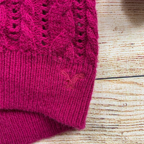 American Eagle | Purple Knitted Pullover Sweater - Picture 3 of 8
